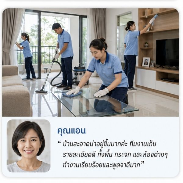 รีวิวลูกค้า AdvanceClean คุณสมหญิง