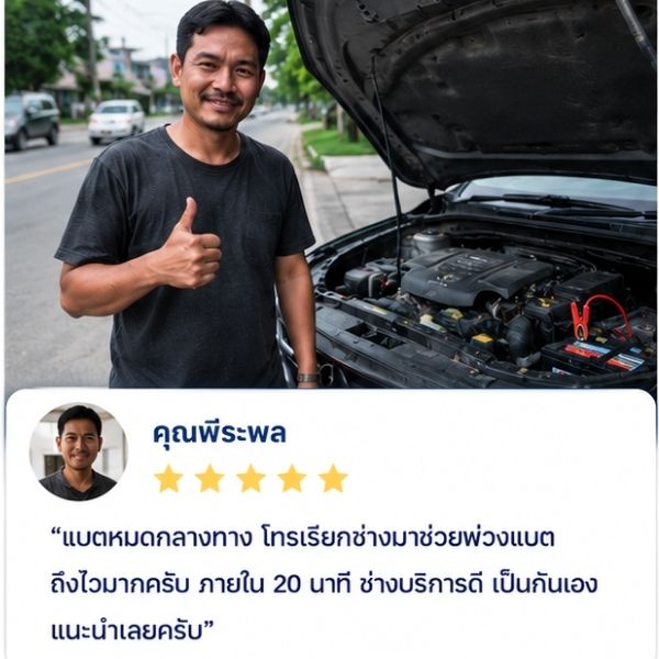 รีวิวลูกค้า Battfix คุณวรรณภา ว. นักศึกษา