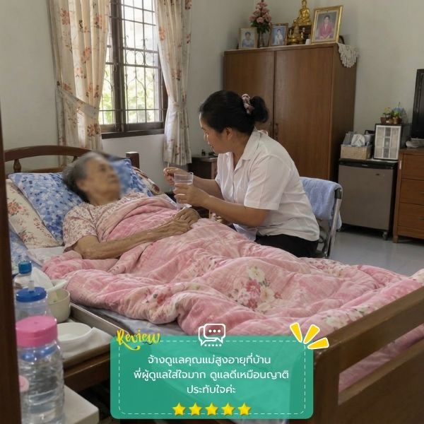 รีวิวลูกค้าบริการดูแลผู้ป่วย-ผู้สูงอายุ CareAtHome #51