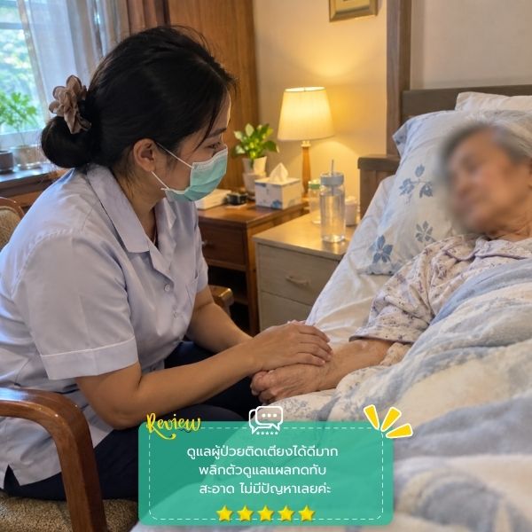 รีวิวลูกค้าบริการดูแลผู้ป่วย-ผู้สูงอายุ CareAtHome #53