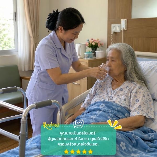 รีวิวลูกค้าบริการดูแลผู้ป่วย-ผู้สูงอายุ CareAtHome #55