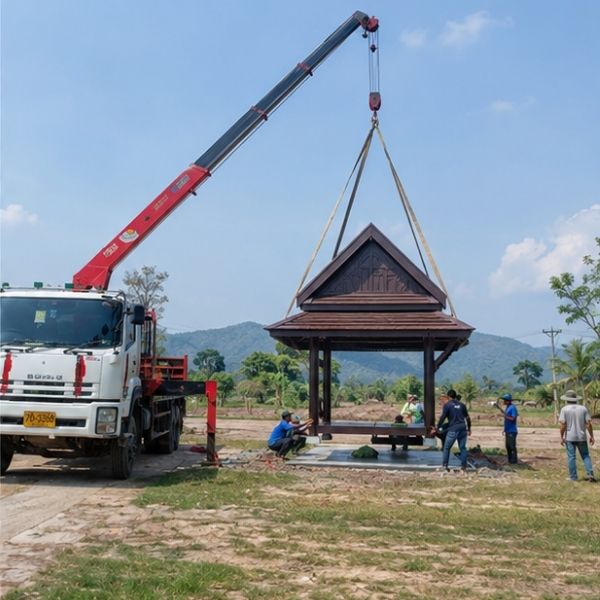 ผลงาน รับยกบ้านดีดบ้าน