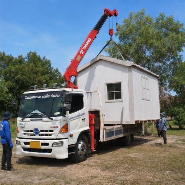 ผลงาน รับยกบ้านดีดบ้าน