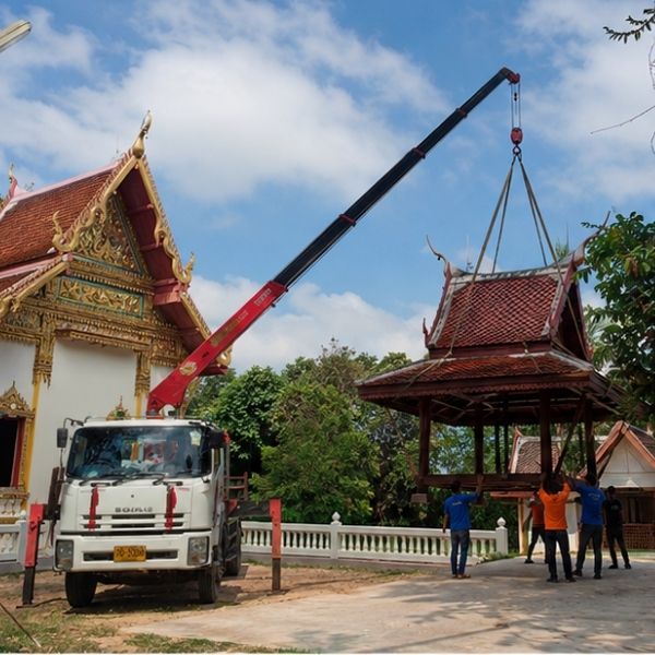 ผลงาน รับยกบ้านดีดบ้าน
