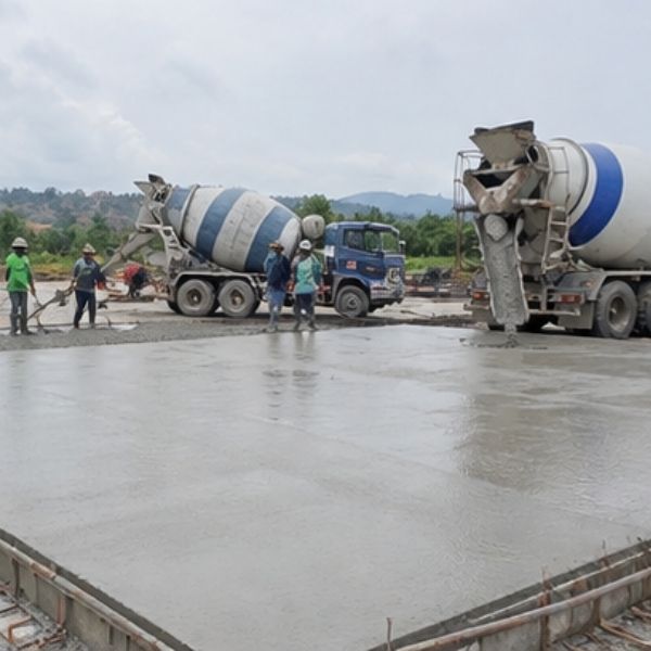 ผลงานงานเทพื้น โดย ConcretePro