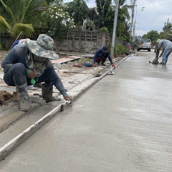 ผลงานถนนคอนกรีต โดย ConcretePro