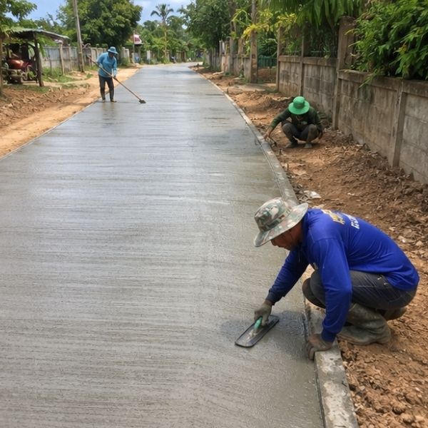 ผลงานงานเทพื้น โดย ConcretePro