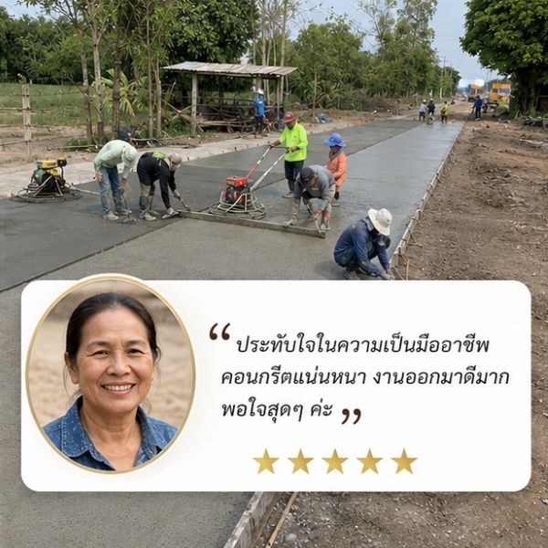 รีวิวลูกค้า ConcretePro ร้านค้า จ.นนทบุรี