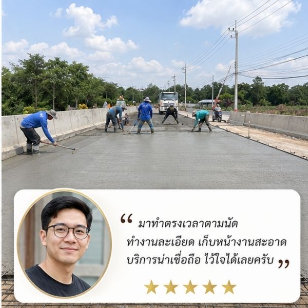 รีวิวลูกค้า ConcretePro โรงงาน จ.ปทุมธานี
