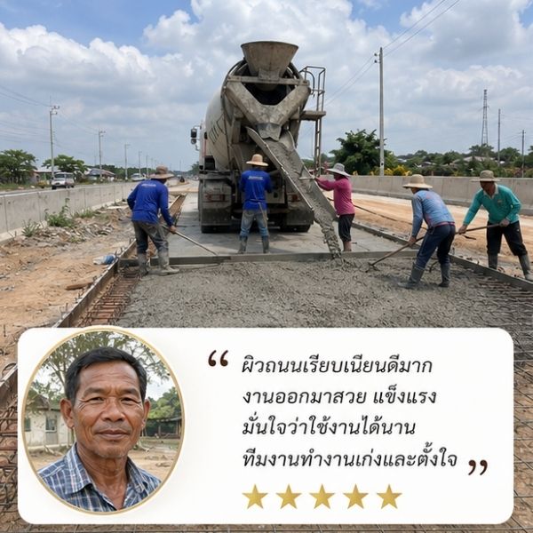 รีวิวลูกค้า ConcretePro โกดัง จ.สมุทรปราการ