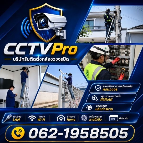 เทคนิคการติดตั้งกล้องวงจรปิด เลือกจุดและอุปกรณ์อย่างมืออาชีพ โดย CCTVPro