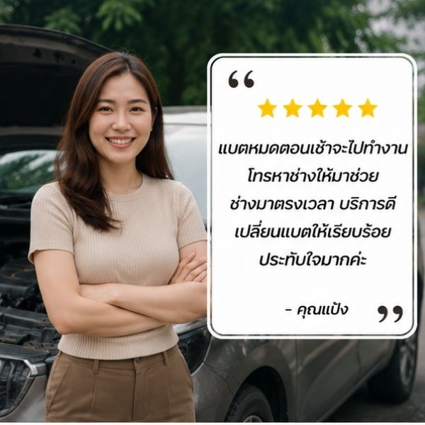 รีวิวลูกค้าบริการประทับใจ