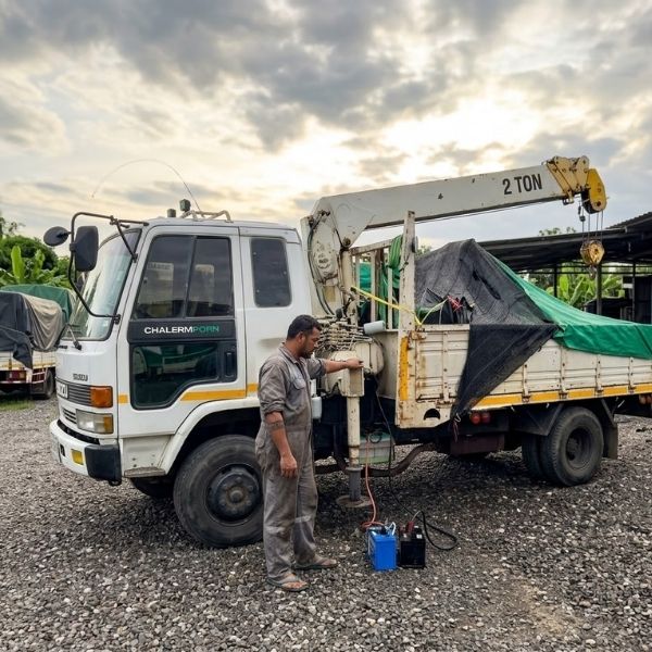 ตรวจเช็กเครื่องยนต์นอกสถานที่