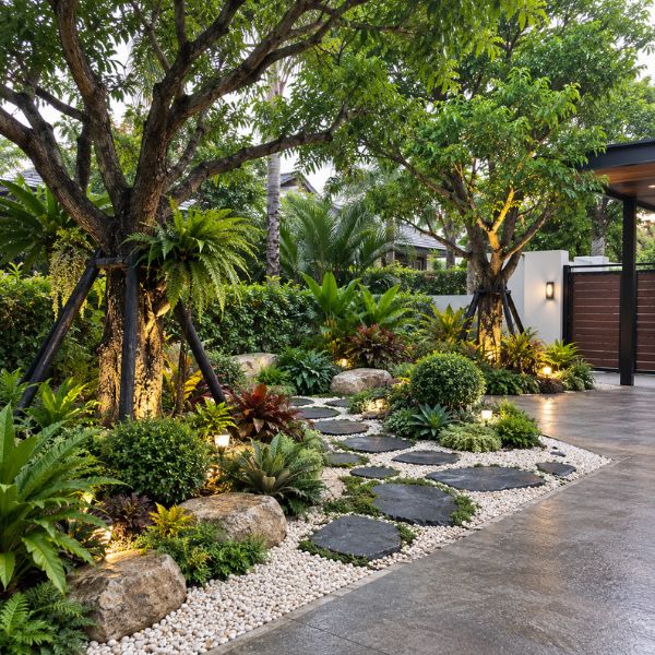 จัดสวนคาเฟ่ CreamTreeGarden #4