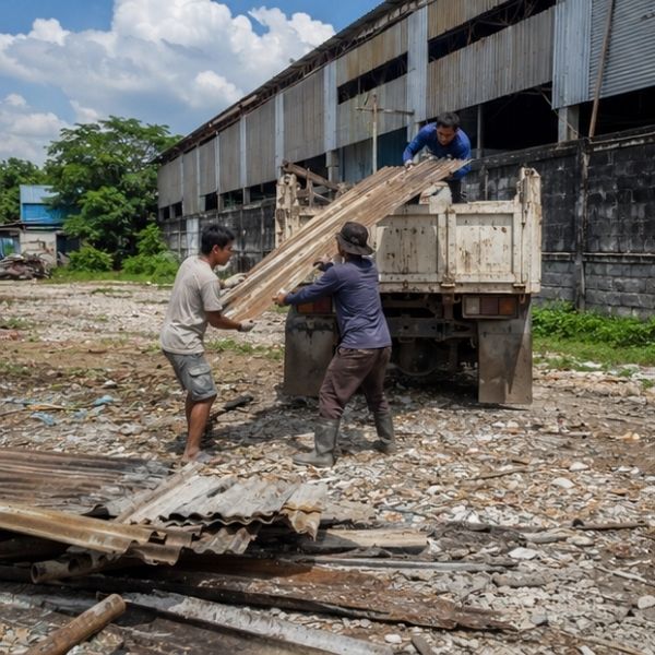 ผลงานทีมงานขนย้าย JunkAway รับขนขยะ ขนของเก่า