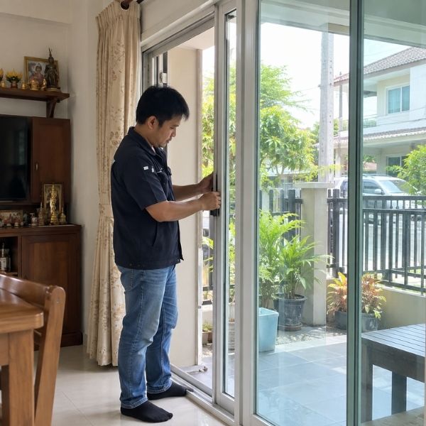 ซ่อมราง-ล้อประตูบานเลื่อน DoorFixPro #19