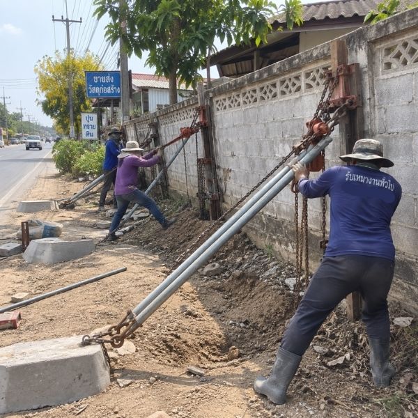 ผลงานซ่อมรั้ว-กำแพง FenceFix #1