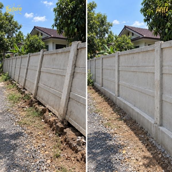 ซ่อมรั้วร้าว-กำแพงร้าว FenceFix #17