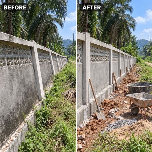 ซ่อมรั้วร้าว-กำแพงร้าว FenceFix #46