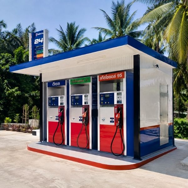 วางระบบไฟฟ้าปั๊มน้ำมัน FuelStation #11
