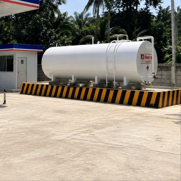 สำรวจพื้นที่ ออกแบบปั๊มน้ำมัน FuelStation #27