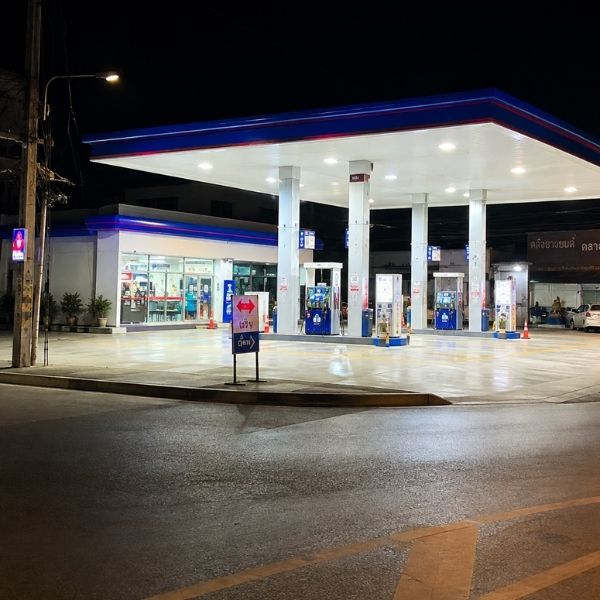 สำรวจพื้นที่ ออกแบบปั๊มน้ำมัน FuelStation #5