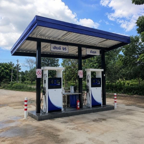ก่อสร้างปั๊มน้ำมันขนาดเล็ก FuelStation #6