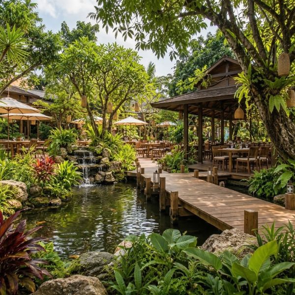 จัดสวนคาเฟ่-รีสอร์ท-ร้านอาหาร GardenCraft