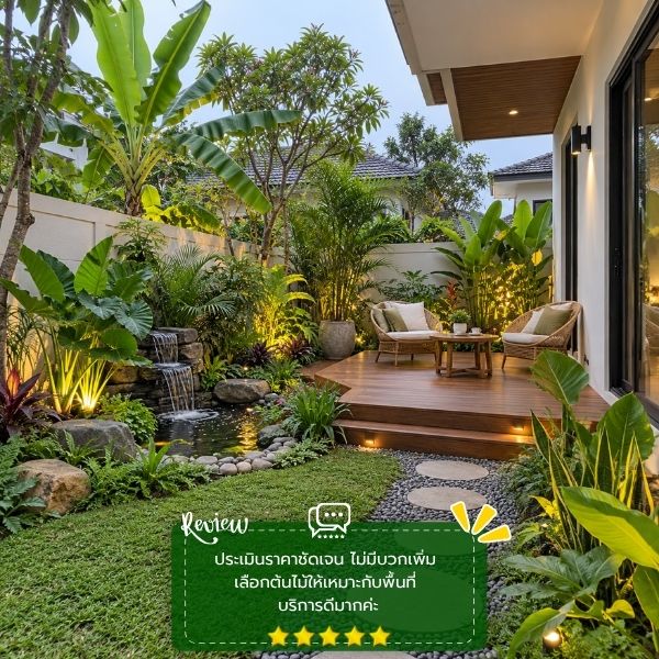 รีวิวลูกค้าผลงานออกแบบ-จัดสวน GardenCraft #56