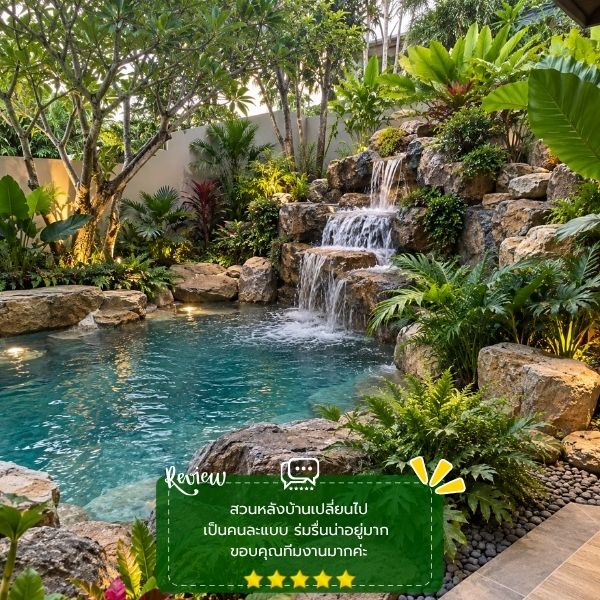 รีวิวลูกค้าผลงานออกแบบ-จัดสวน GardenCraft #58