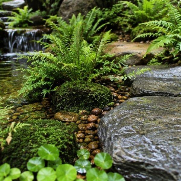 งานจัดสวนหินคุณภาพโดย Stonefalls Design