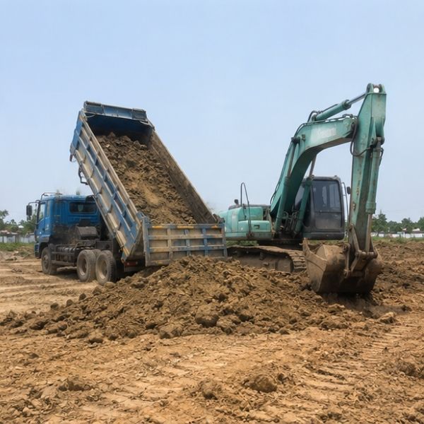 ผลงานขุดบ่อ-ขุดสระ โดย EarthMove