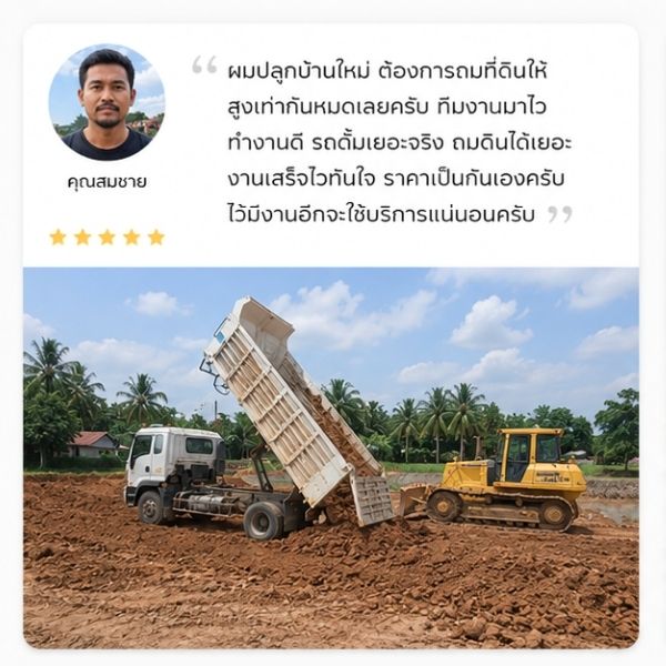 รีวิวลูกค้า GroundPro คุณวีรชัย ส. เจ้าของที่ดิน