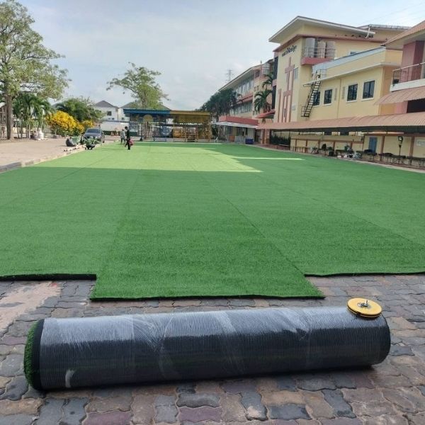 ผลงานจัดสวนภูมิทัศน์ GreenTurf รับติดตั้งหญ้าเทียม