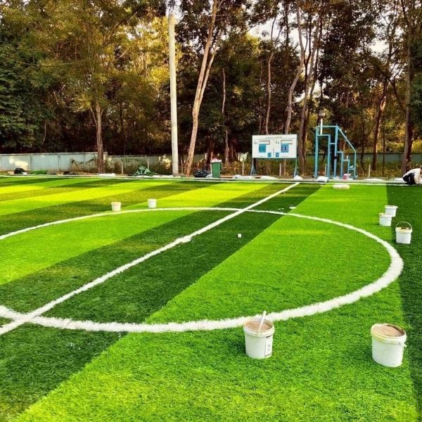 ผลงานหญ้าเทียมสนามฟุตบอล GreenTurf รับติดตั้งหญ้าเทียม