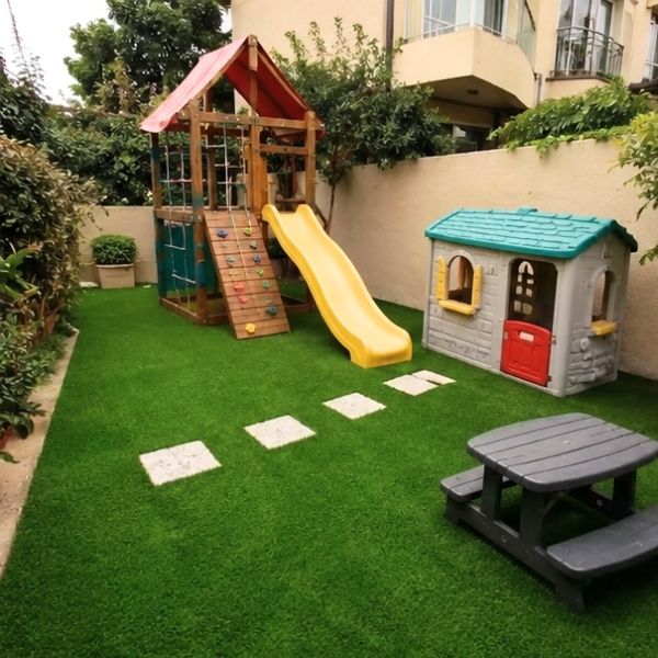 ผลงานจัดสวนภูมิทัศน์ GreenTurf รับติดตั้งหญ้าเทียม