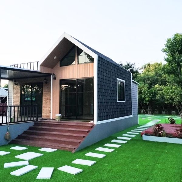 ผลงานจัดสวนภูมิทัศน์ GreenTurf รับติดตั้งหญ้าเทียม
