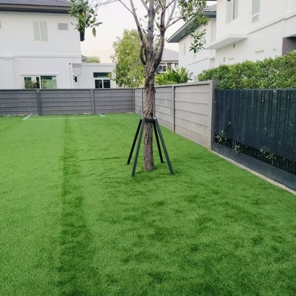 ผลงานหญ้าเทียมดาดฟ้า GreenTurf รับติดตั้งหญ้าเทียม