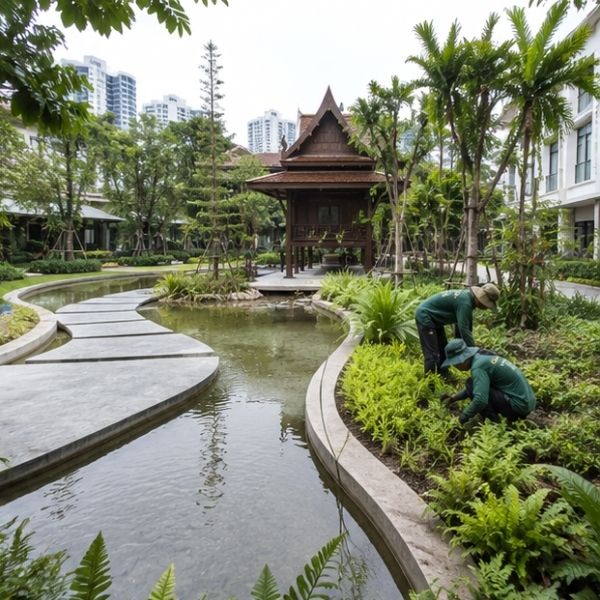ตัดหญ้าวัดและสถานที่ราชการ
