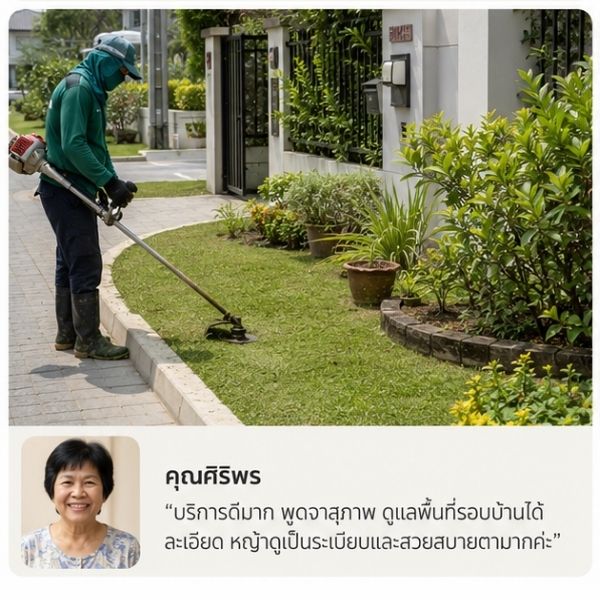 รีวิวลูกค้า GreenCut คุณเมธาวี
