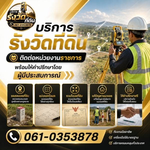 เทคนิคการรังวัดที่ดิน Landscope