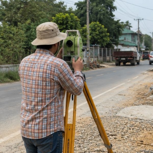 ทำเอกสารรังวัดที่ดิน