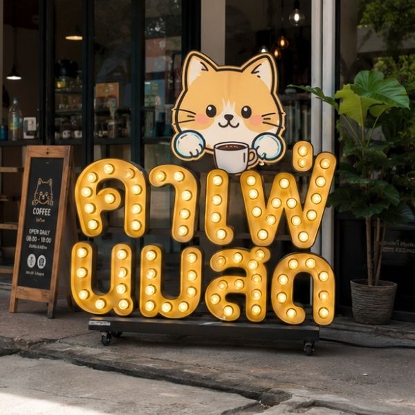 ผลงานป้ายบริษัท โดย Nexsign