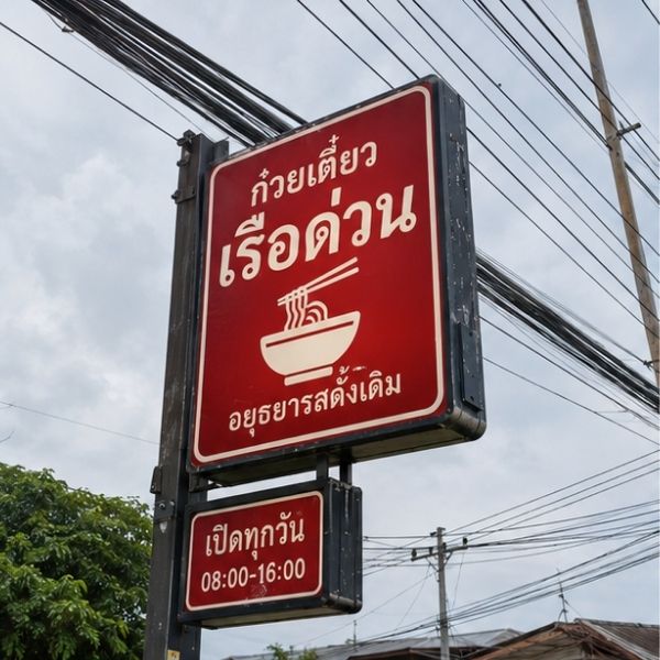 ผลงานตัวอักษรโลหะ โดย Nexsign