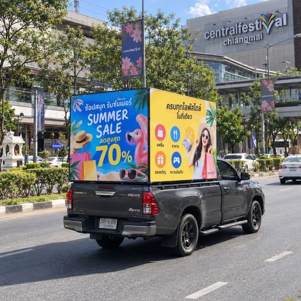 รถป้าย LED เคลื่อนที่ PromoTruck #22