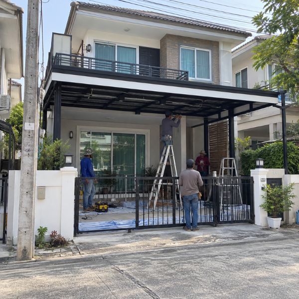 เหล็กดัด-ประตูรั้ว RoofFramePro #43