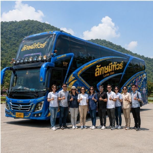 รถบัสตกแต่งสำหรับทริปพิเศษ
