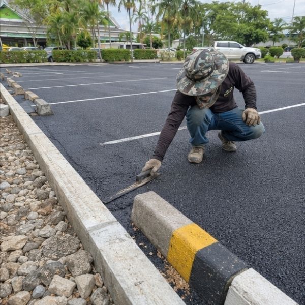 ผลงานปูทับผิว Overlay โดย RoadTech