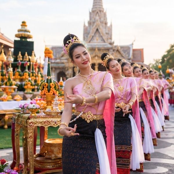 รับรำแก้บน SacredThai