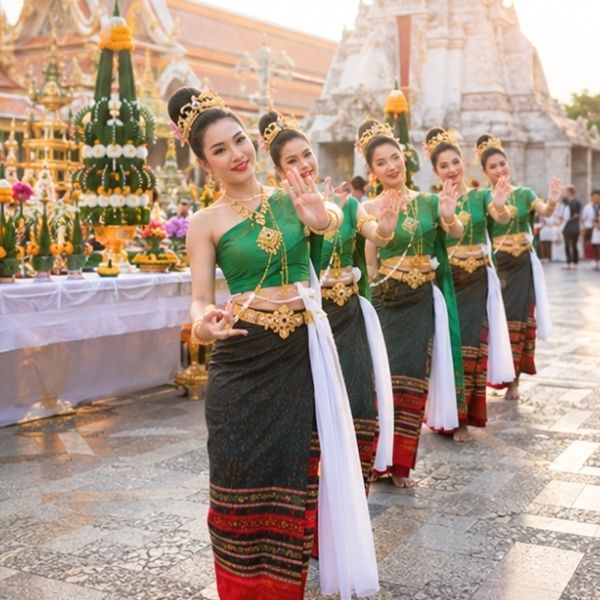 ผลงาน รำถวายมือ โดย SacredThai